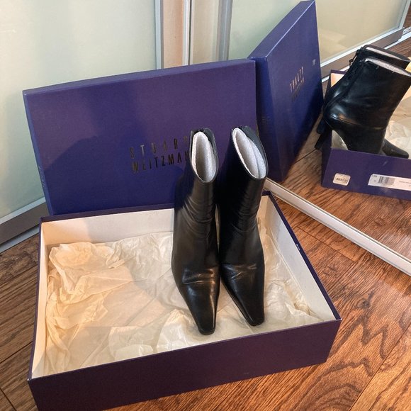 STUART WEITZMAN Apollo Leather Boots Size 6.5 - Picture 9 of 11